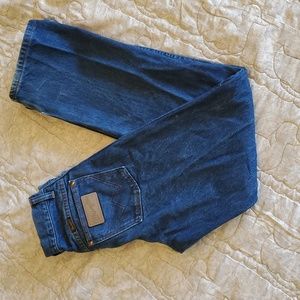Wranglers 14 Slim Denim Jeans Cowboy Cowgirl